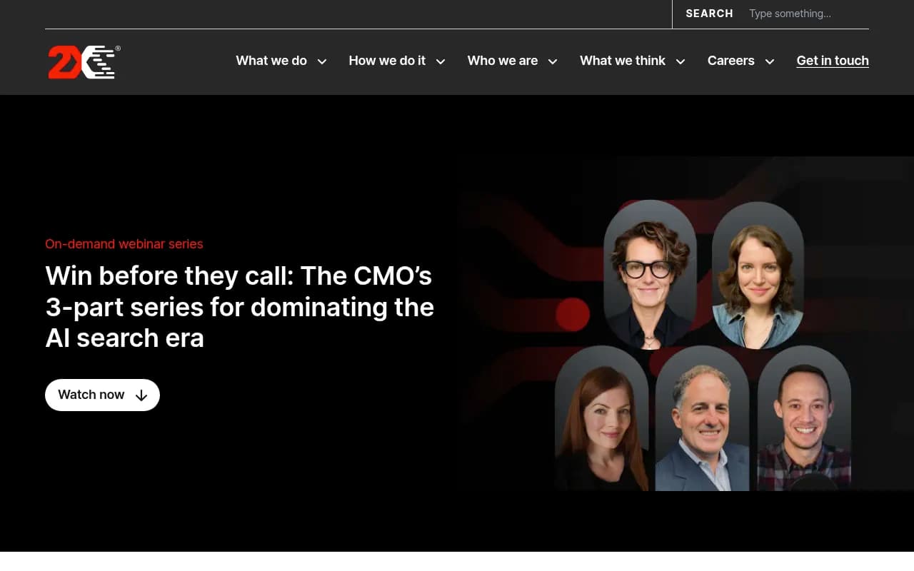 CMO webinar series on AI search visibility gaps and content engineering for generative discovery