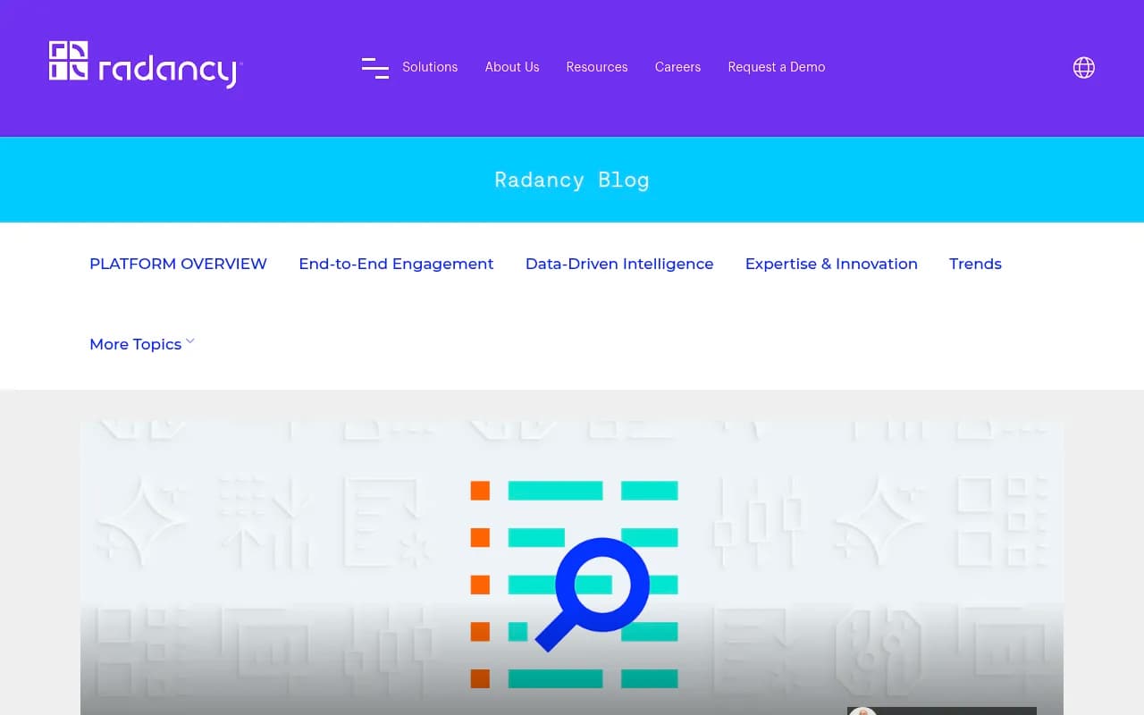 Radancy's overview of how SEO for recruiting has shifted from keyword optimization toward conversational, AI-driven search