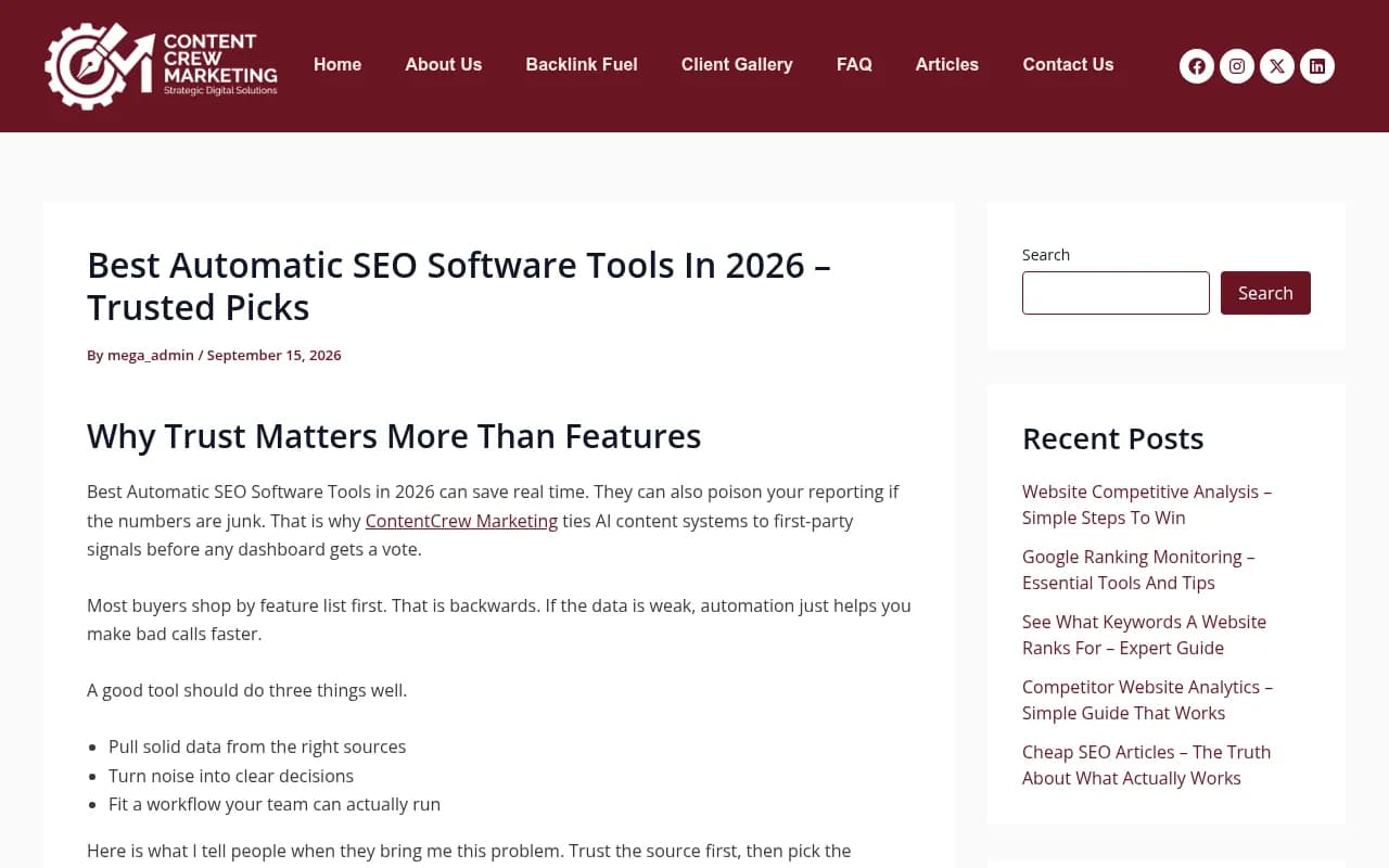 ContentCrew Marketing's guide arguing that data trust should come before automation features