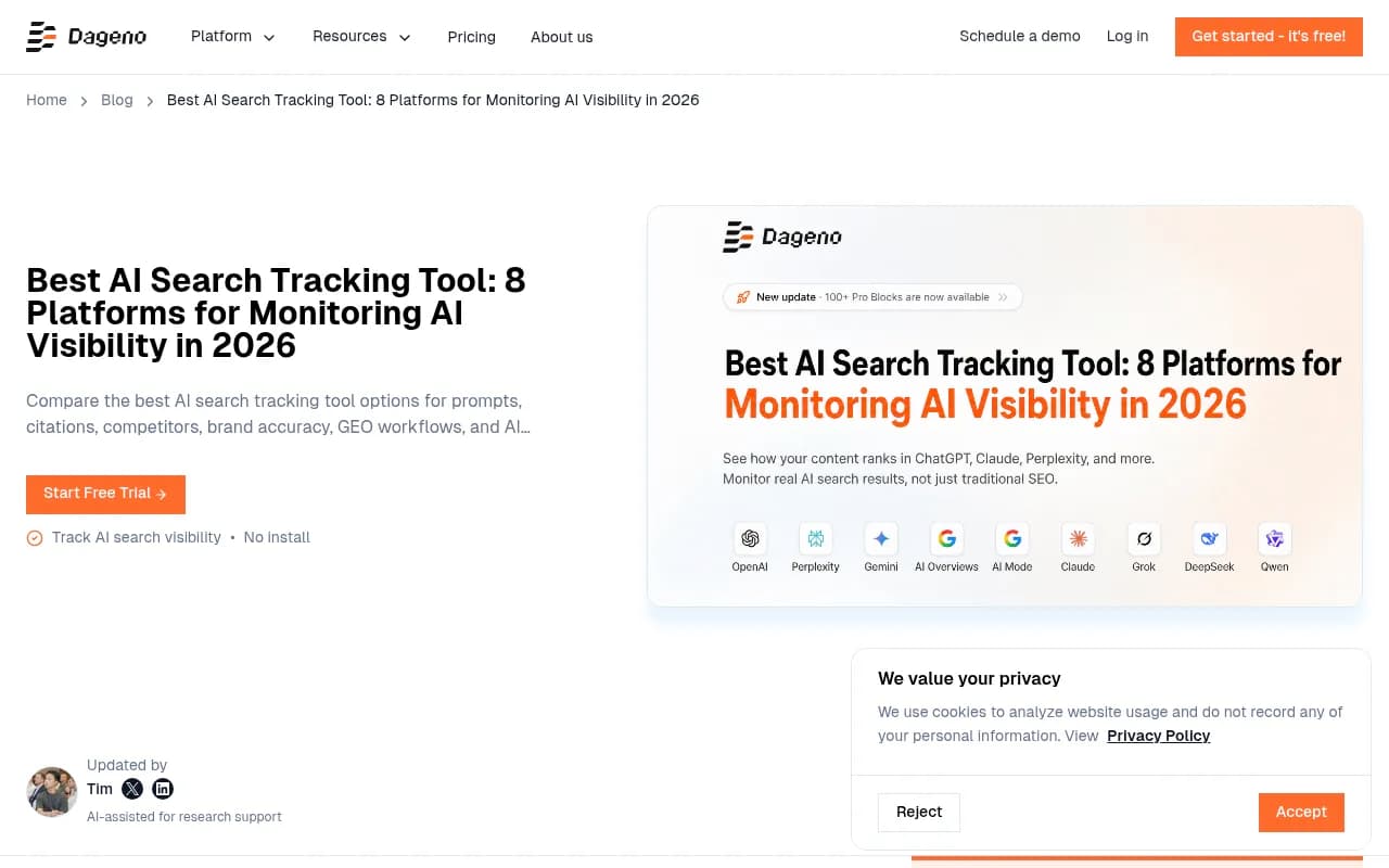 Overview of AI visibility tools compared for tracking and monitoring in 2026
