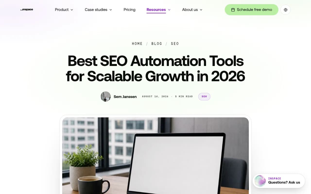 InSpace's guide to SEO automation tools, covering NOVA and automated monitoring