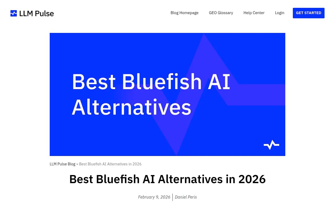 Screenshot of a third-party comparison breaking down Bluefish AI alternatives and enterprise pricing patterns