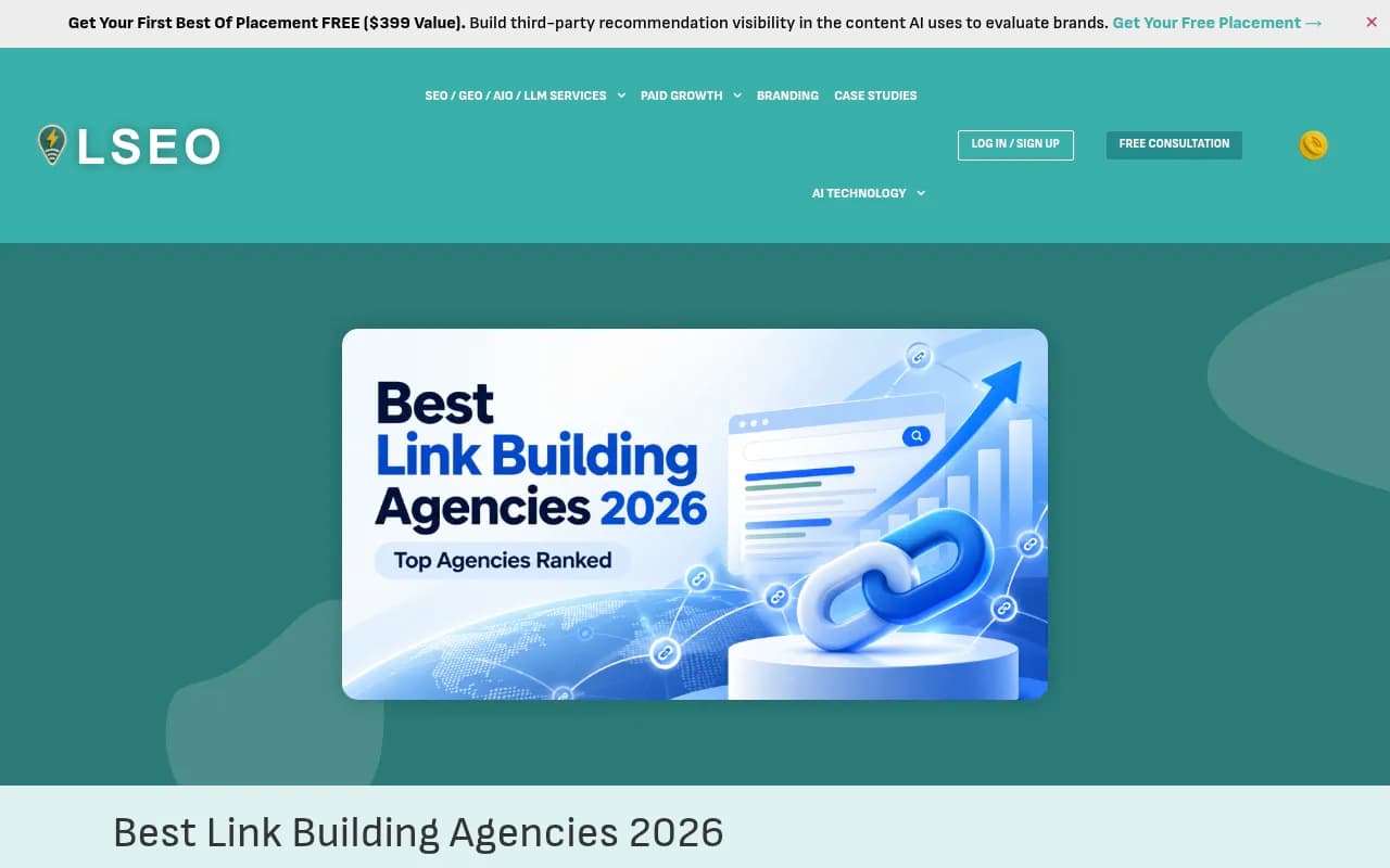 LSEO's best link building agencies list for 2026