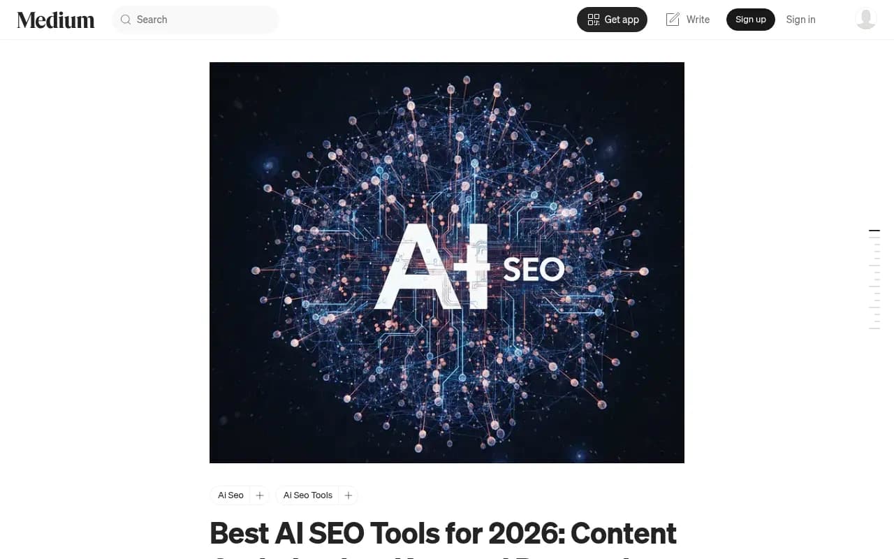 Tim Soulo's Medium article on the best AI SEO tools for 2026 including pricing for AI visibility trackers
