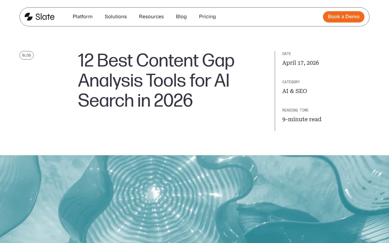 Content gap analysis tools for AI search in 2026 -- overview of the problem space