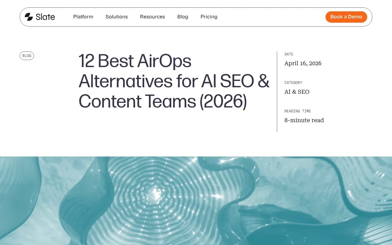 Overview of AirOps alternatives landscape for content and SEO teams