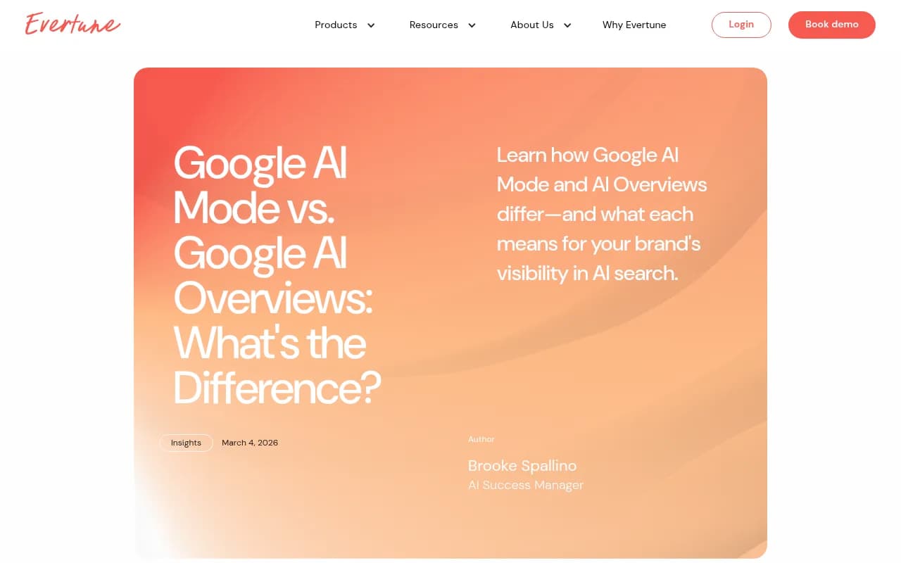 Google AI Mode vs AI Overviews comparison overview