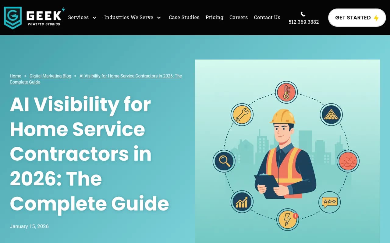 AI Visibility for Home Service Contractors in 2026 guide