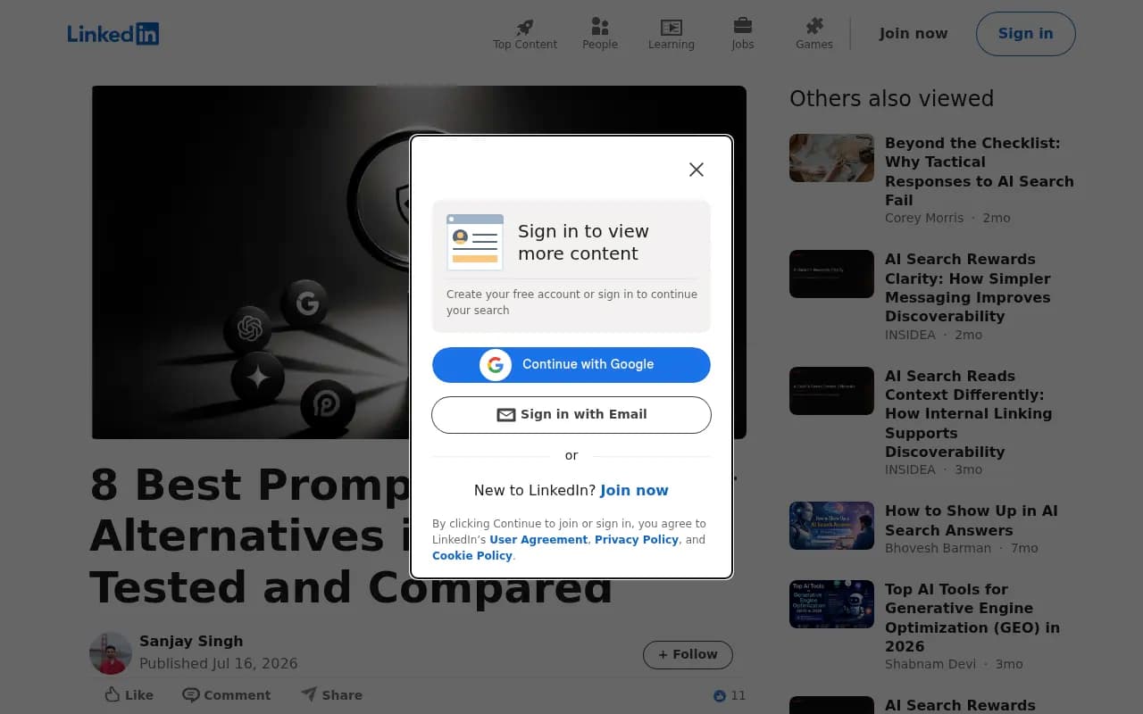 A third-party roundup of Promptwatch alternatives for 2026, useful for cross-checking competing claims