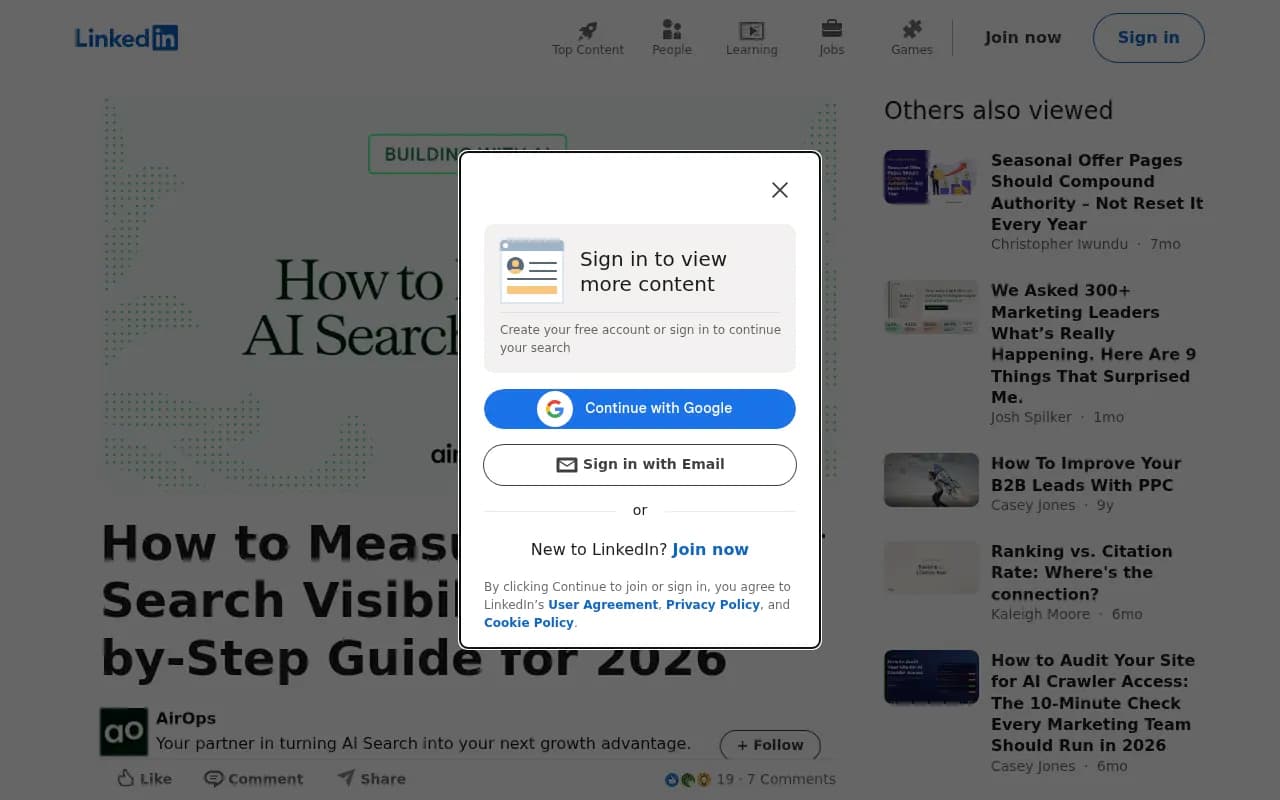 Step-by-step guide on measuring AI search visibility, covering traffic infrastructure, manual baselines, and automated monitoring