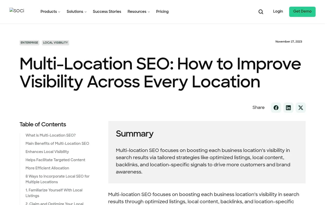 SOCi's multi-location SEO guide for enterprise brands