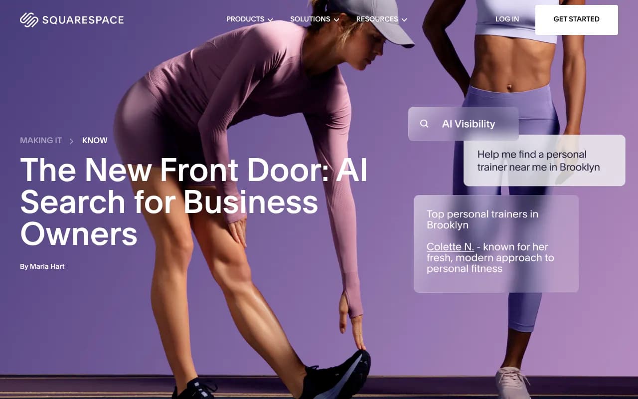 Squarespace's guide to AI search for business owners, built on a 1.3 million citation study
