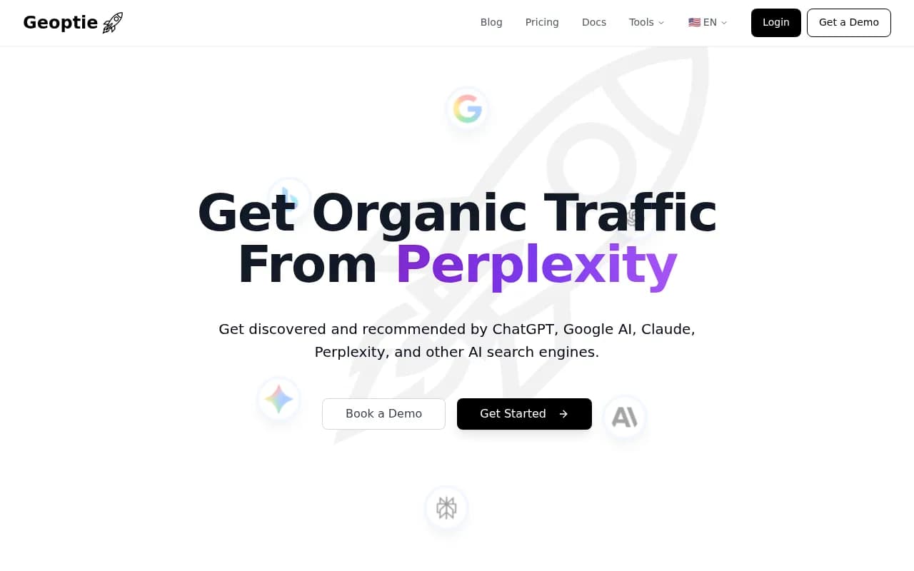 Screenshot of Geoptie