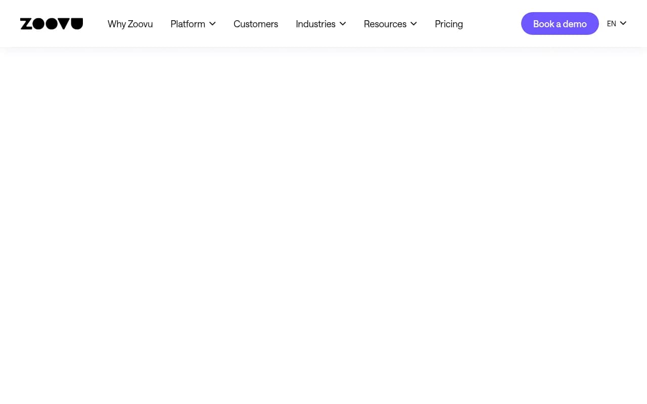 Screenshot of Zoovu